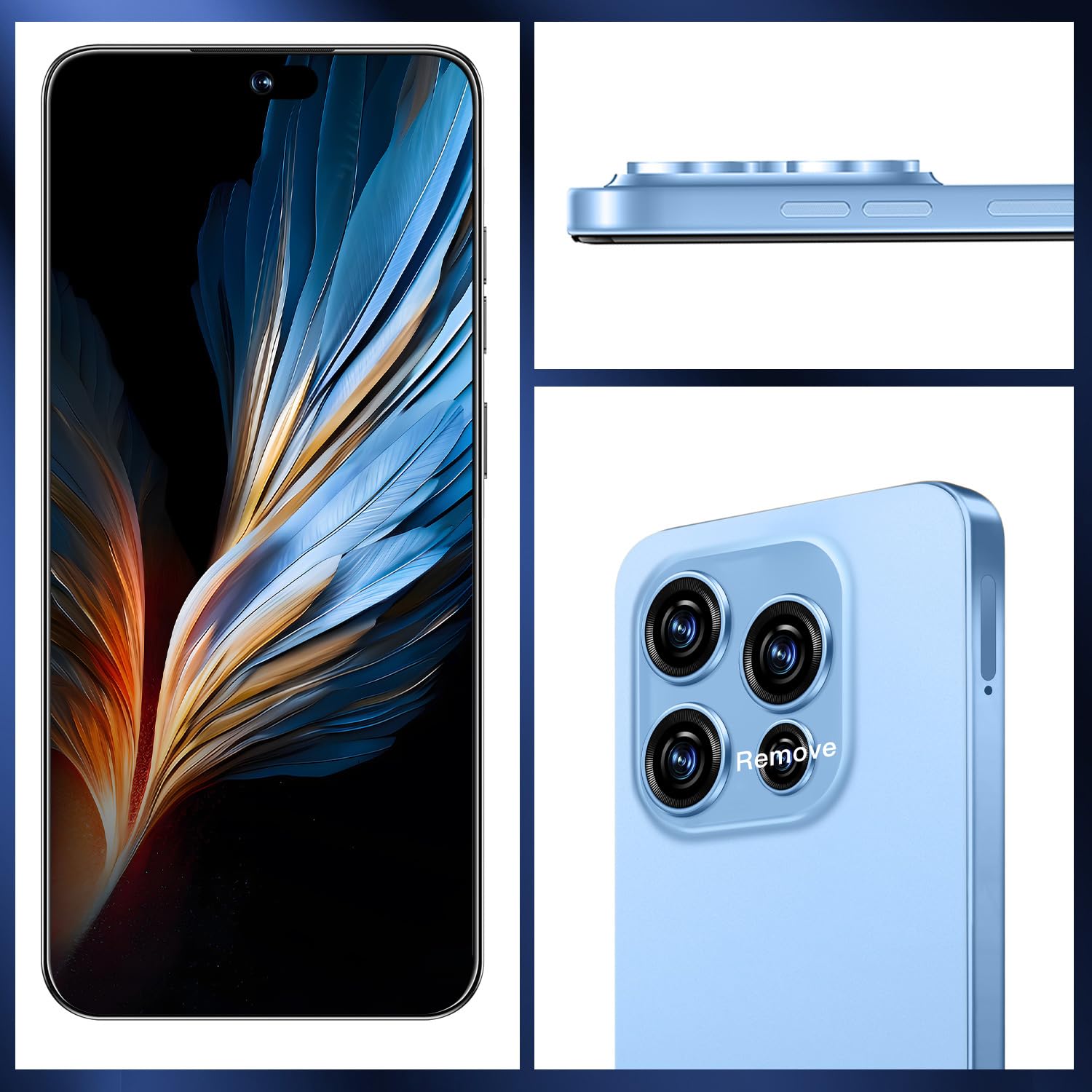 Amazon.com: OEJBK 16PM Smartphone New Upgrade 16GB+512GB/6.99